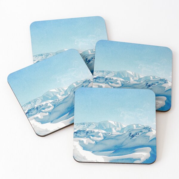 Item preview, snowy mountains alps landscape scenery designed and sold by thesoloboyy.