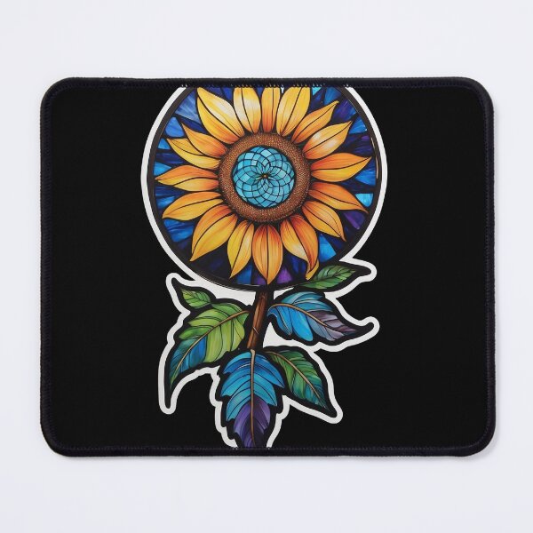 Item preview, Stained Glass Sunflower designed and sold by Desfix.