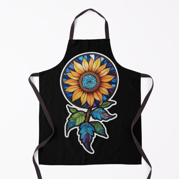 Item preview, Stained Glass Sunflower designed and sold by Desfix.