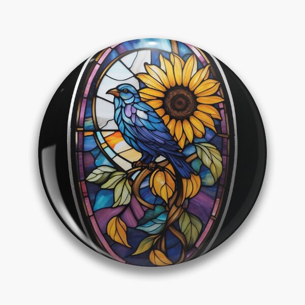 Item preview, Stained Glass Sunflower designed and sold by Desfix.