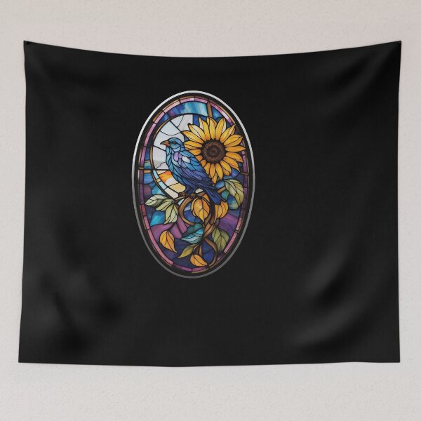 Item preview, Stained Glass Sunflower designed and sold by Desfix.