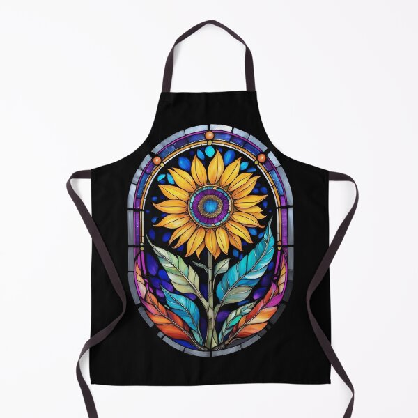 Item preview, Stained Glass Sunflower designed and sold by Desfix.