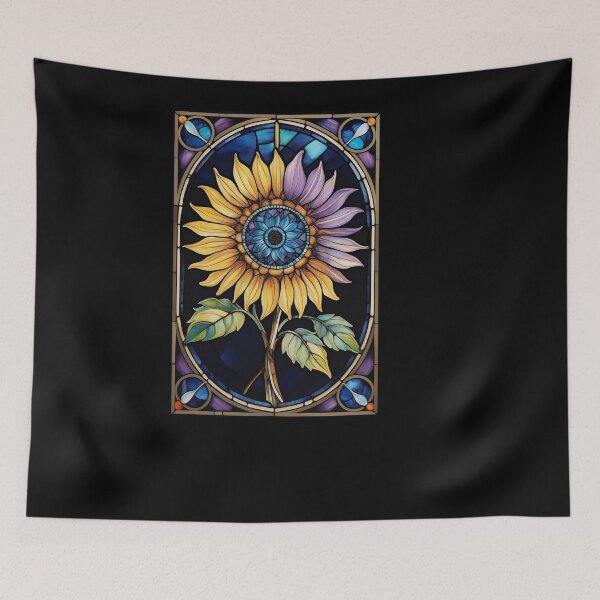 Item preview, Stained Glass Sunflower designed and sold by Desfix.