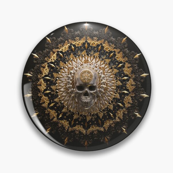 Item preview, GOLDEN CIRCLE SKULL designed and sold by ABUSSUAL.