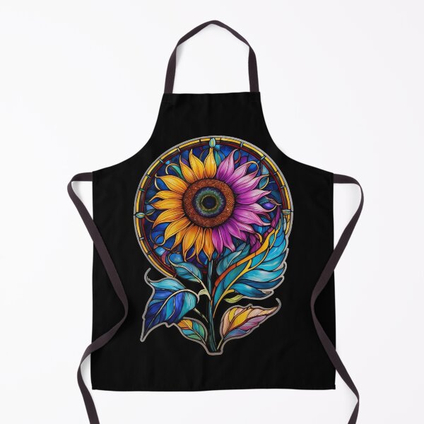 Item preview, Stained Glass Sunflower designed and sold by Desfix.