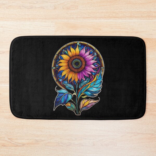 Item preview, Stained Glass Sunflower designed and sold by Desfix.