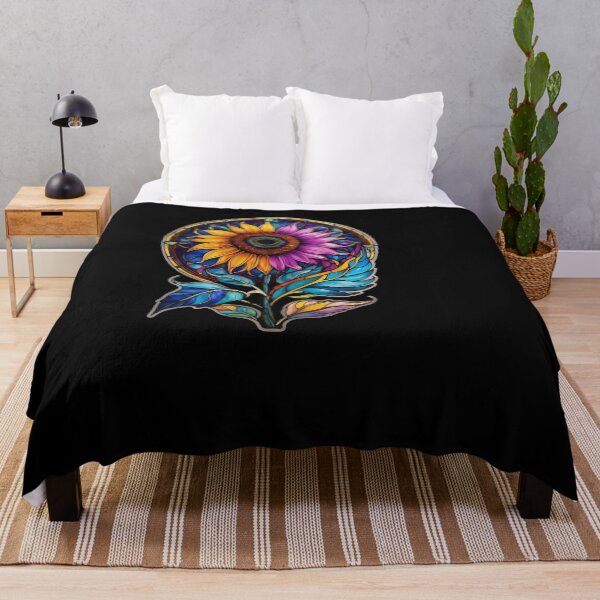 Item preview, Stained Glass Sunflower designed and sold by Desfix.