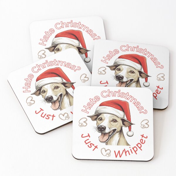 Item preview, Hate Christmas? Just Whippet! designed and sold by Nicholson Street Creative.
