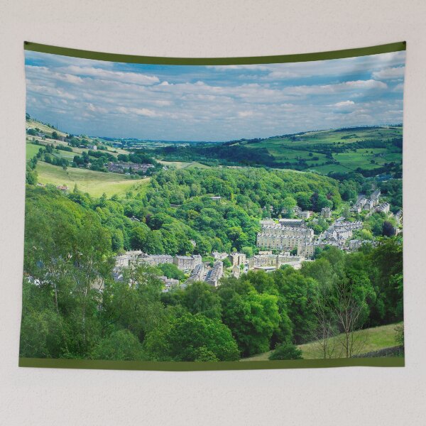 Item preview, Hebden Bridge and Calder Valley View designed and sold by Alisonchambers2.