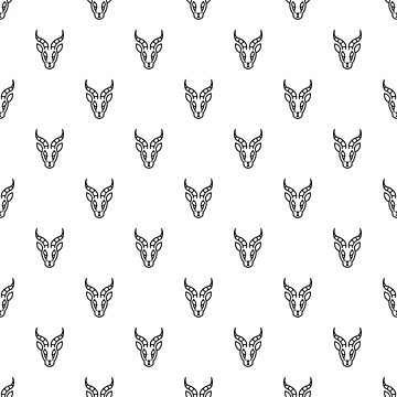 Artwork thumbnail, Springbok Sticker Springbok Sticker by Machafohach
