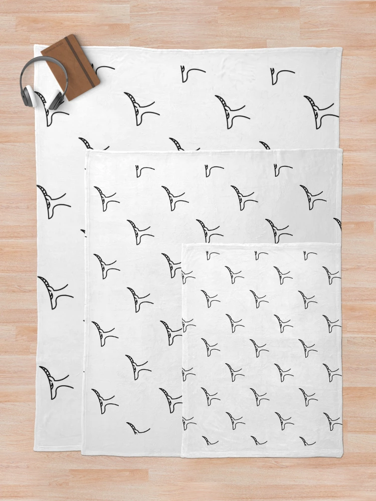 Thumbnail 5 of 6, Throw Blanket, Springbok Sticker Springbok Sticker designed and sold by Machafohach.