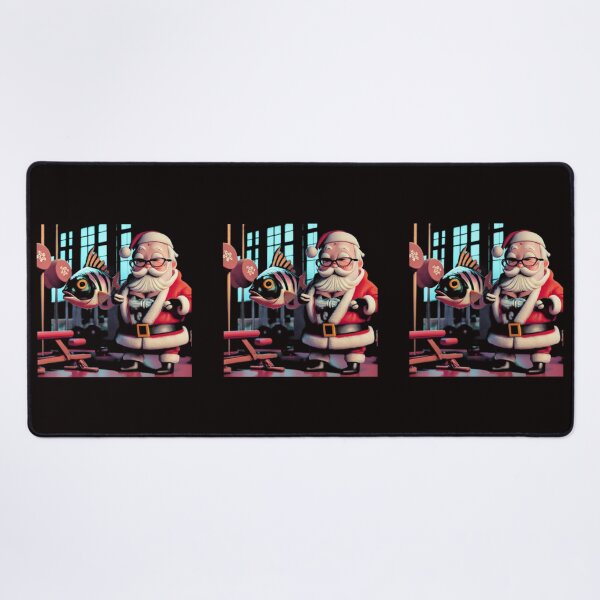 Item preview, Santa Fishing Funny Gifts And Gym designed and sold by TrendsLook.