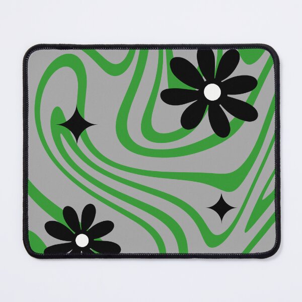 Item preview, Subtle aromantic flag flowers and swirls designed and sold by RandomlyRainbow.