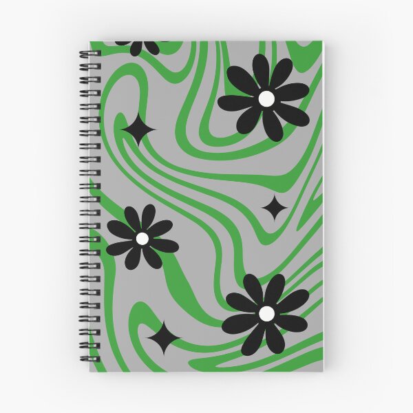 Item preview, Subtle aromantic flag flowers and swirls designed and sold by RandomlyRainbow.