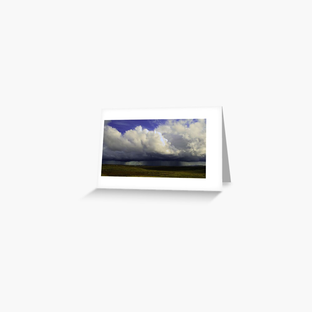 Rain Clouds over  Lewis Greeting Card