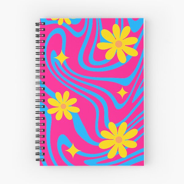 Item preview, Subtle pansexual flag flowers and swirls designed and sold by RandomlyRainbow.