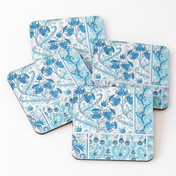 Item preview, Thistles, in blue after Maurice Verneuil designed and sold by Samantha  Woodford.