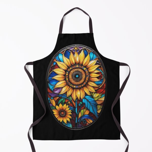 Item preview, Stained Glass Sunflower designed and sold by Desfix.