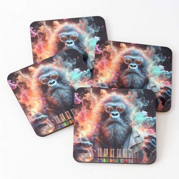 Item preview, Gorilla physical chemist Ai designed and sold by AiPoliviosArt.