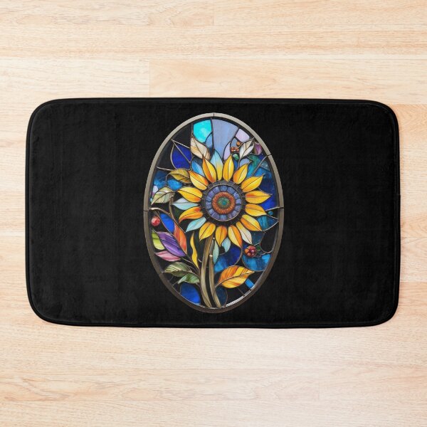 Item preview, Stained Glass Sunflower designed and sold by Desfix.