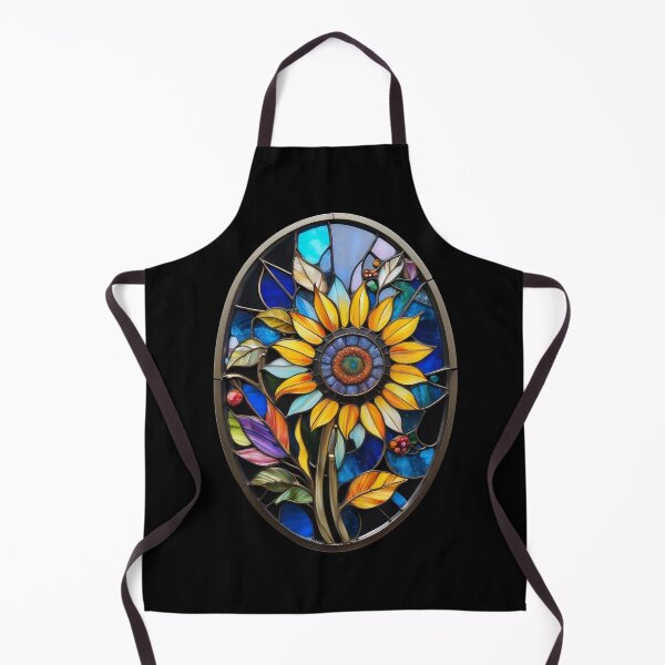 Item preview, Stained Glass Sunflower designed and sold by Desfix.