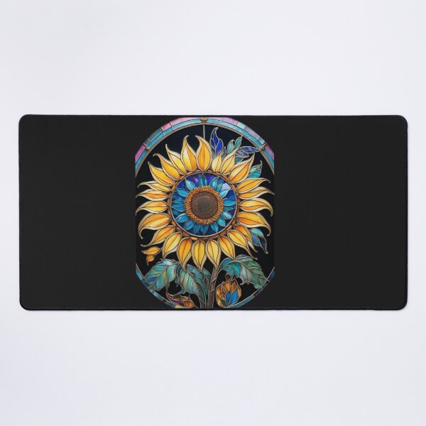 Item preview, Stained Glass Sunflower designed and sold by Desfix.
