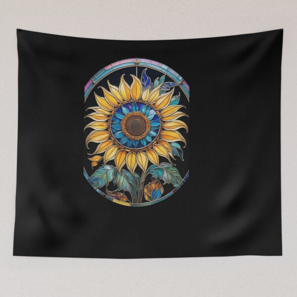 Item preview, Stained Glass Sunflower designed and sold by Desfix.