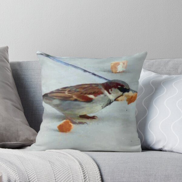Item preview, Bread in beak, beak in bread designed and sold by JoAnnFineArt.