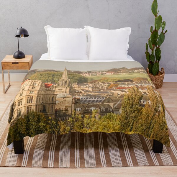 Item preview, Fall mood photography of UK somerset cotswold city Bath in Golden Autumn designed and sold by Rowena Ko.