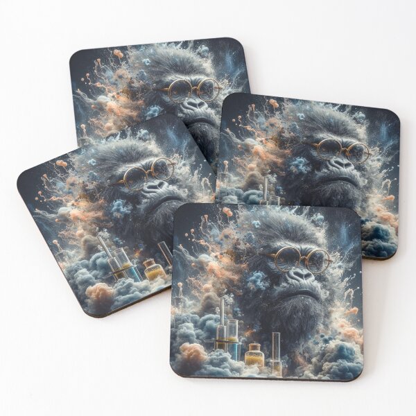 Item preview, Gorilla  physical chemist Ai   designed and sold by AiPoliviosArt.