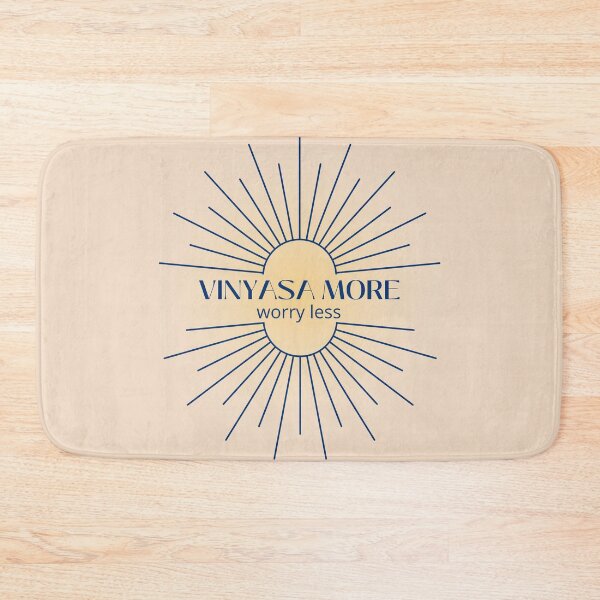 Item preview, Vinyasa more worry less - Yoga Vinyasa funny quote designed and sold by soniaaseguin.