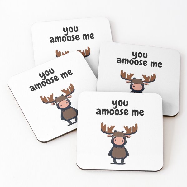 Item preview, You Amoose Me - Cute Moose designed and sold by ChaiTees.