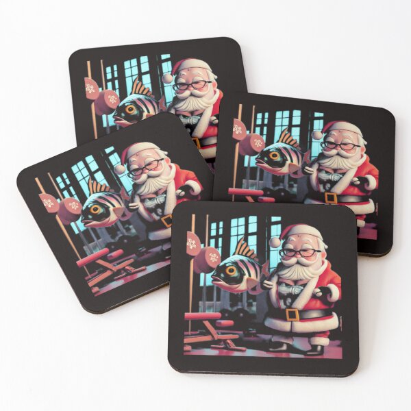 Item preview, Santa Fishing Funny Gifts And Gym designed and sold by TrendsLook.