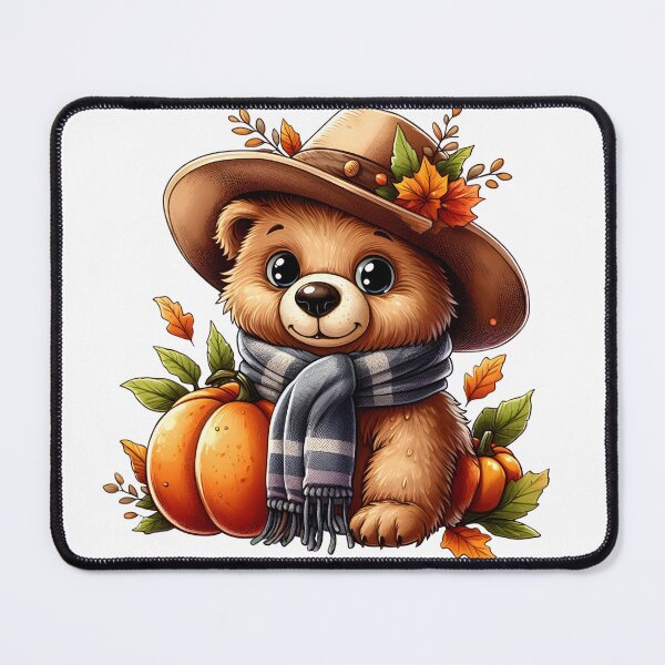 Item preview, Thanksgiving cute bear designed and sold by AnetArtStore.