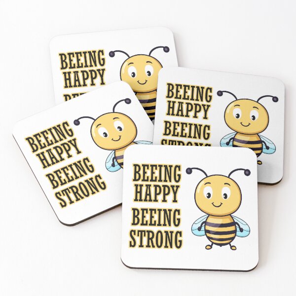 Item preview, Beeing Happy, Beeing Strong designed and sold by PJDesignsESP.