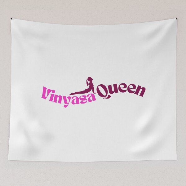 Item preview, Vinyasa queen Yogi - Yoga Vinyasa funny quote designed and sold by soniaaseguin.