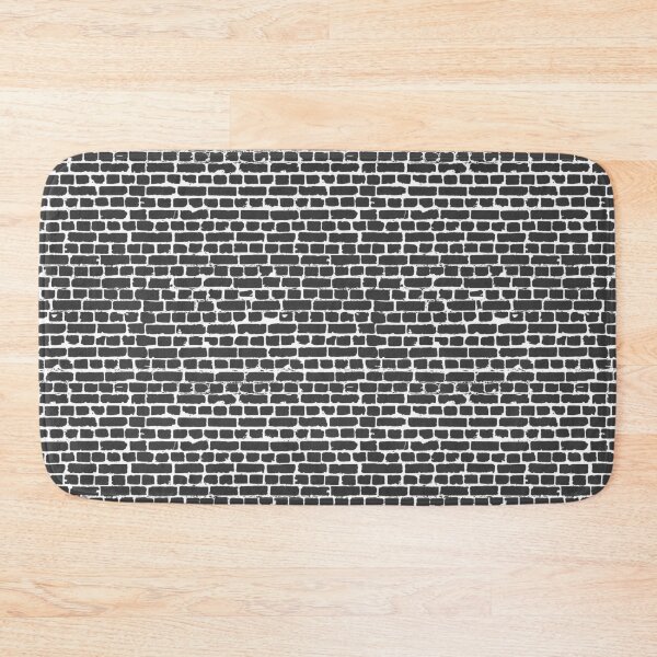 Item preview, Black and white brick pattern  designed and sold by Clothingspot.
