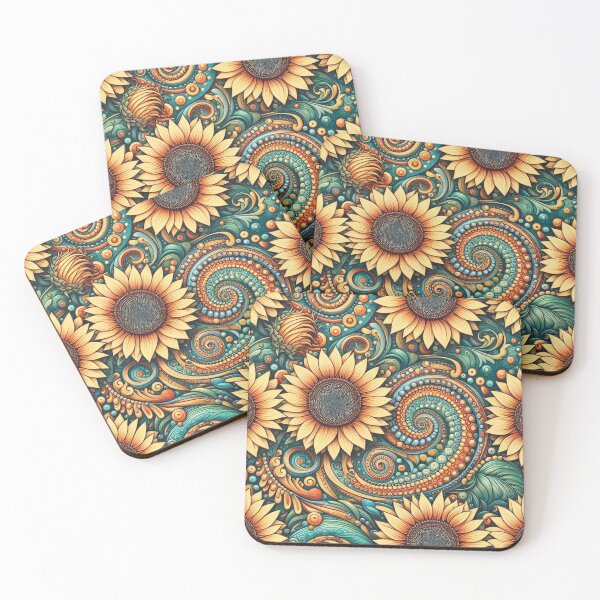 Item preview, Fractal Sunflowers  designed and sold by purplesensation.
