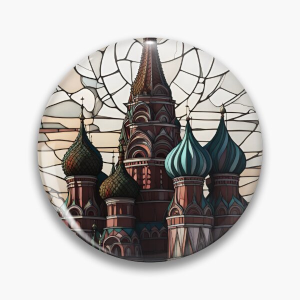 Item preview, Saint Basil's Cathedral Stained Glass designed and sold by FalseGlimmer.