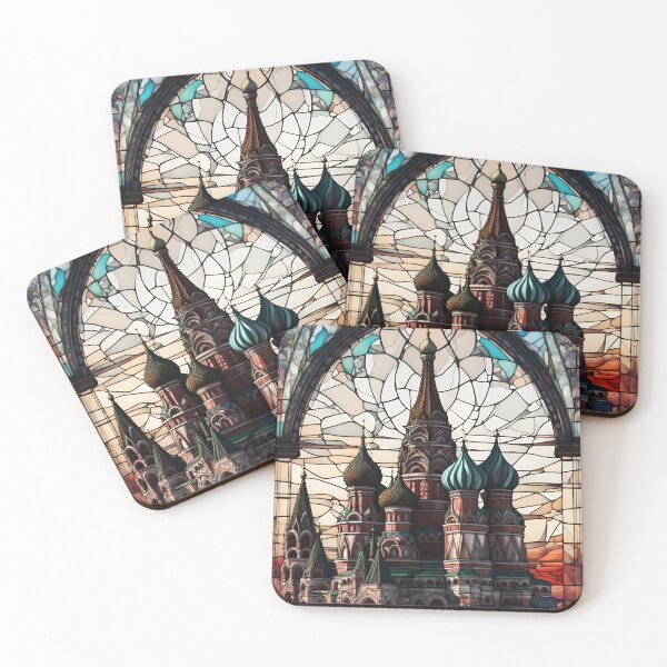 Item preview, Saint Basil's Cathedral Stained Glass designed and sold by FalseGlimmer.