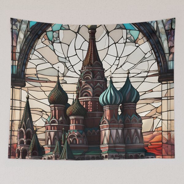 Item preview, Saint Basil's Cathedral Stained Glass designed and sold by FalseGlimmer.