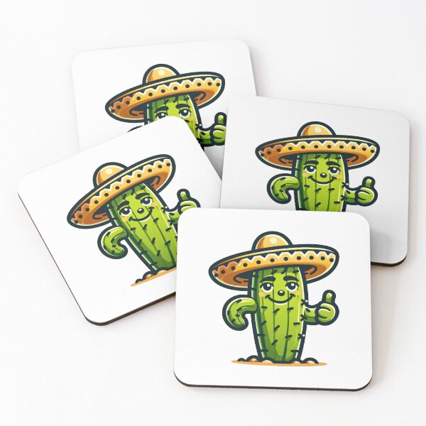 Item preview, Desert Chill! Cactus cartoon with Sombrero Tee for the Laid-back Souls! designed and sold by Moisky Patterns.