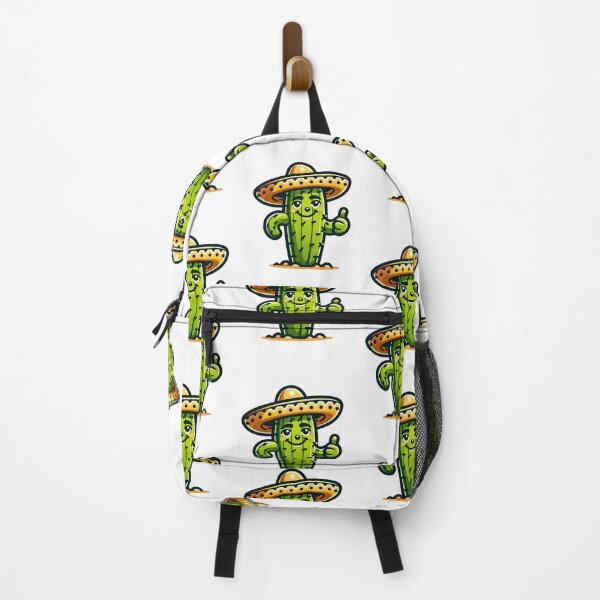 Item preview, Desert Chill! Cactus cartoon with Sombrero Tee for the Laid-back Souls! designed and sold by Moisky Patterns.