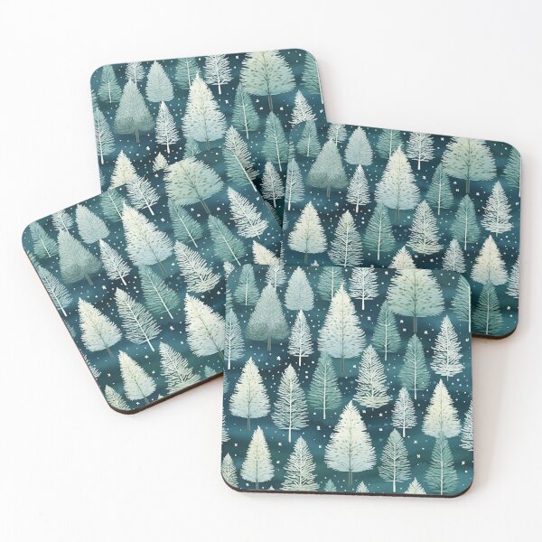 Item preview, Pattern of snowy fir trees, pattern of Christmas trees designed and sold by DefauItCube.