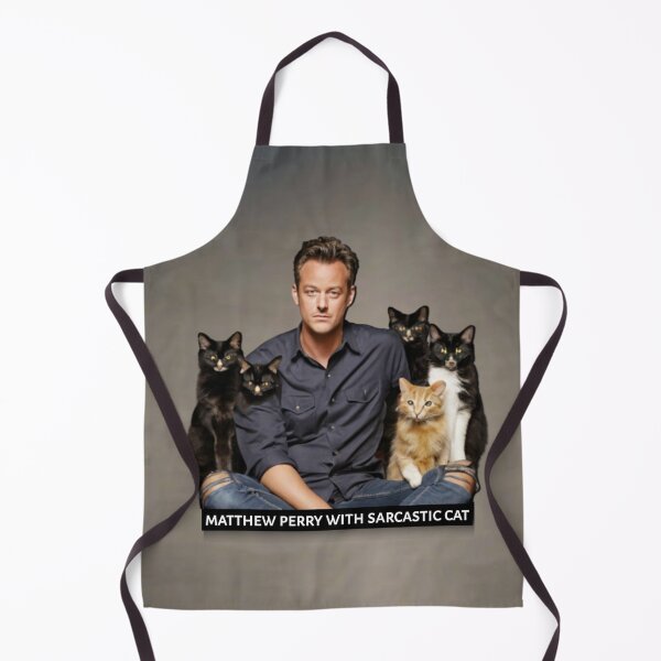 Item preview, Matthew perry with sarcastic cat,ai generated designed and sold by Hania777.