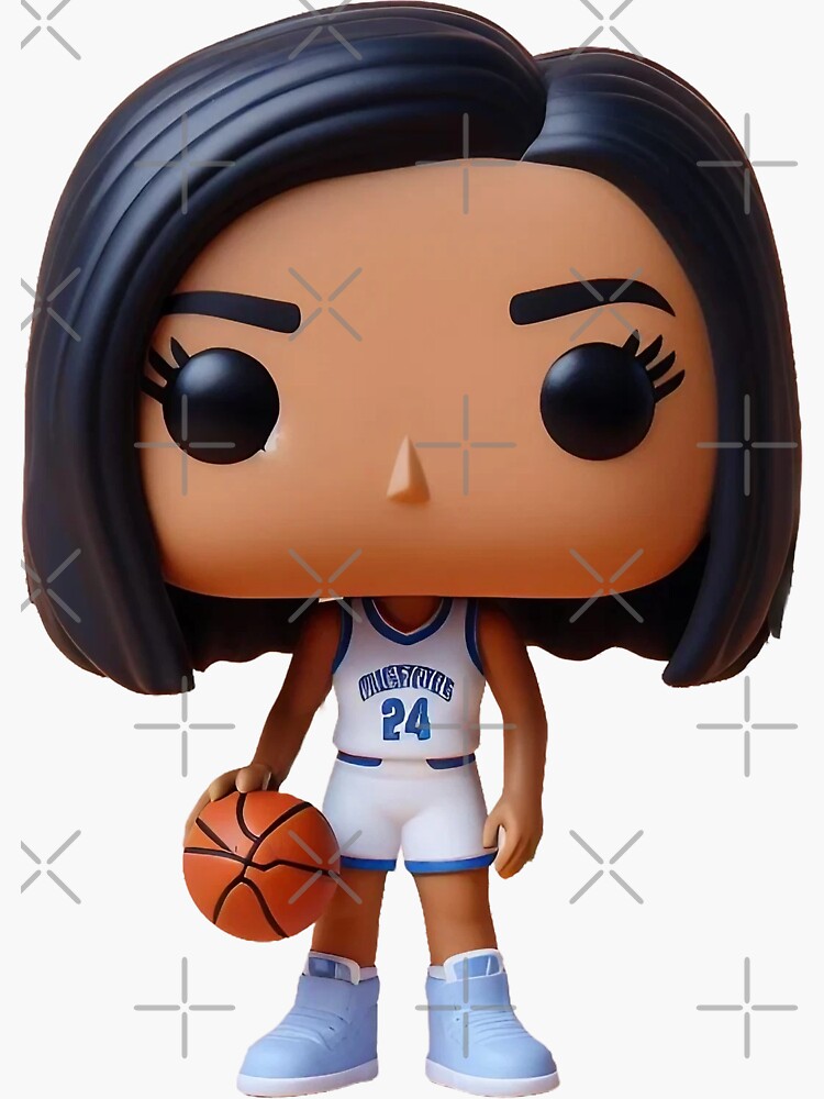 Basketball Girl gift for basket loving girls and funko pop fans Sticker