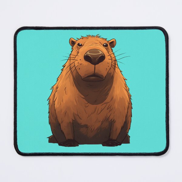 Item preview, Cartoon Capybara, Large Rodent designed and sold by WickedFairySt.