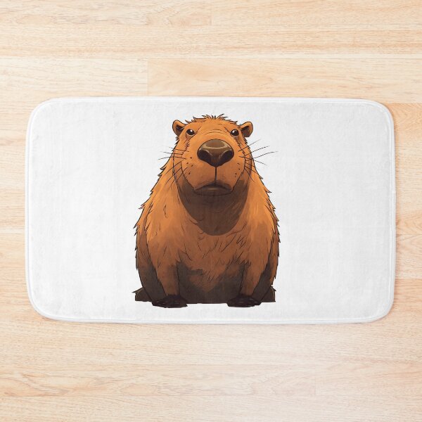 Item preview, Cartoon Capybara, Large Rodent designed and sold by WickedFairySt.