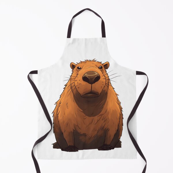 Item preview, Cartoon Capybara, Large Rodent designed and sold by WickedFairySt.