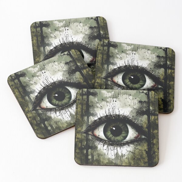 Item preview, Gothic Green Gaze | Eye Amidst Dark Forest  designed and sold by FairX.